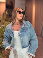 ג׳קט ג׳ינס תחרה