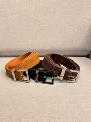 חגורה אבזם כסף