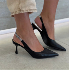 נעל סירה רצועה מאחור