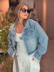 ג׳קט ג׳ינס תחרה