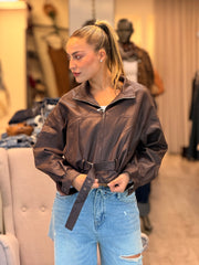 ג׳קט דמוי עור