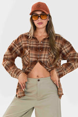 מכופתרת משבצות