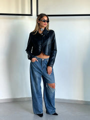 מכנס גינס ליהי כחול