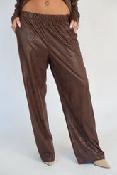 Zvoov 102 דמוי עור מכנס