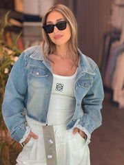 ג׳קט ג׳ינס תחרה