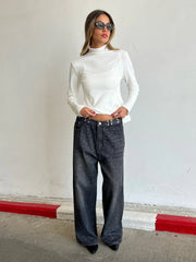 מכנס גינס רויאל אבנים