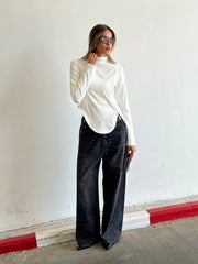 מכנס גינס רויאל אבנים