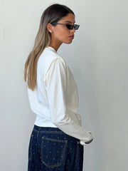 מכנס גינס רויאל אבנים בלו ווש