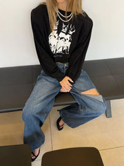 מכנס גינס ליהי כחול