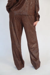 Zvoov 102 דמוי עור מכנס