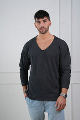 אוברסייז קיתיריה בד כותנה פלאם