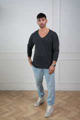 אוברסייז קיתיריה בד כותנה פלאם