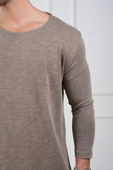 חולצת פרימות בד כותנה פלאם