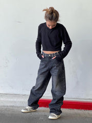 מכנס גינס מיה אבנים ילדות