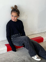 מכנס גינס מיה אבנים ילדות