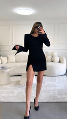 שמלה שסע נטלי שוולי