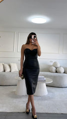 סטרפלס דמוי עור נטלי שוולי