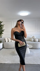 סטרפלס דמוי עור נטלי שוולי