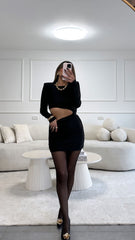 שמלת ערב עם פתח נטלי שוולי