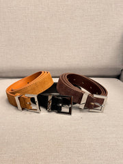 חגורה אבזם כסף