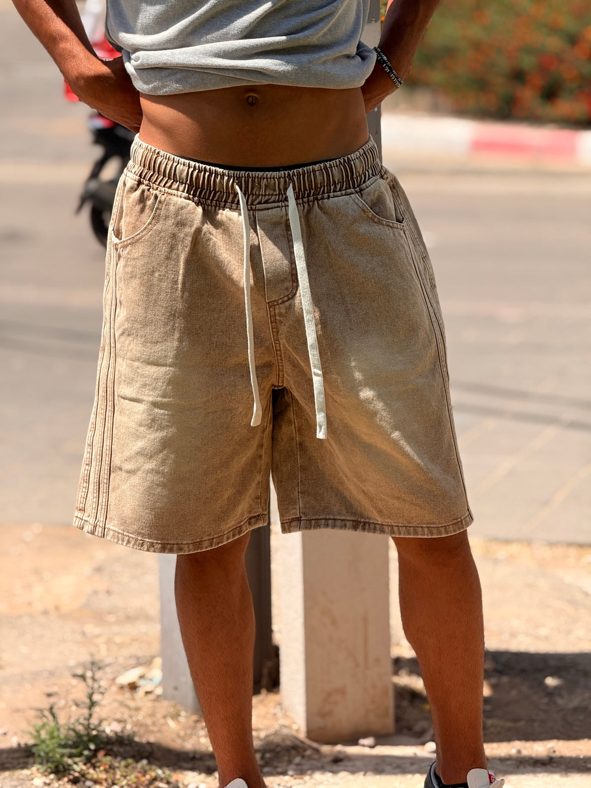 שורט ג׳ינס כיס