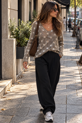 חולצת סריג כוכבים