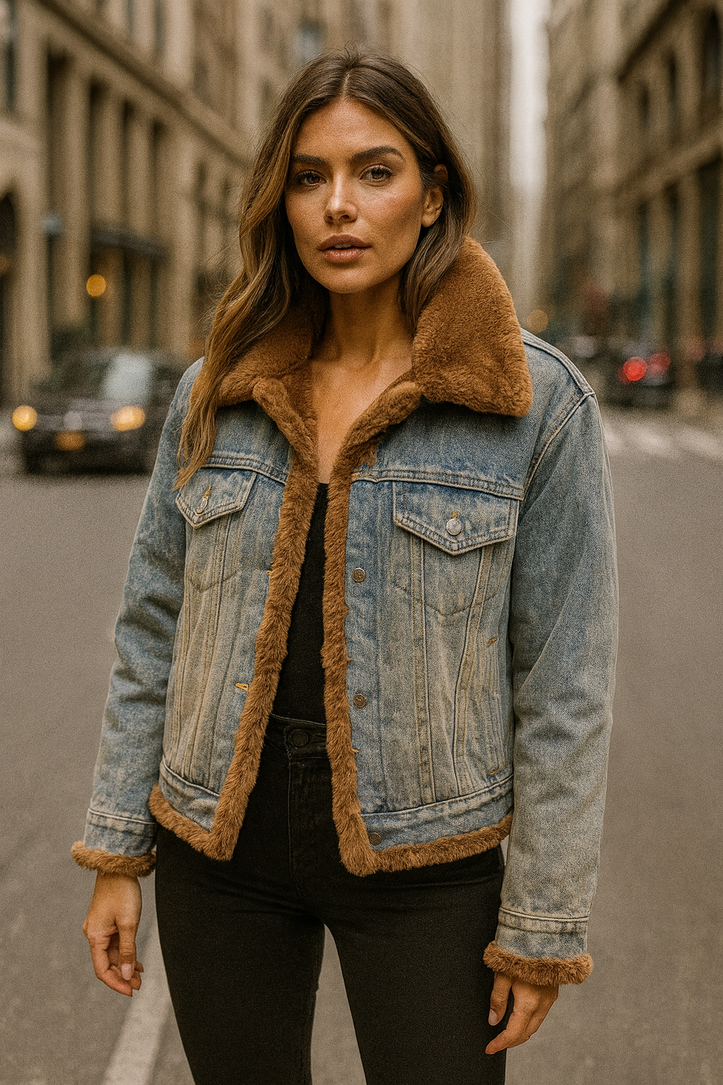 ג׳קט ג׳ינס פרווה