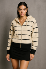 ג׳קט סריג פסים