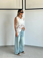 מכנס גינס לואי